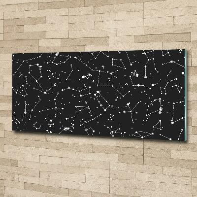 Wall art on glass Constellation