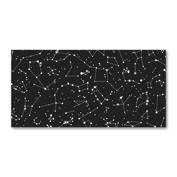 Wall art on glass Constellation