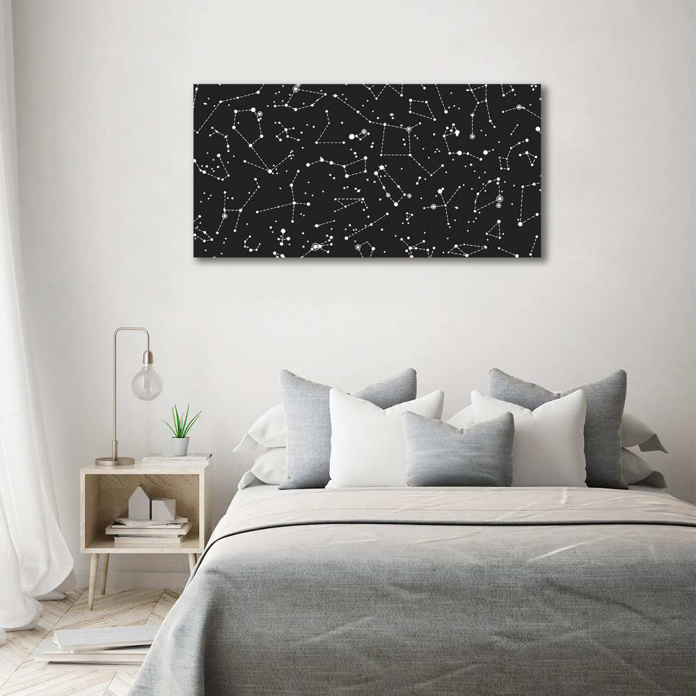 Wall art on glass Constellation