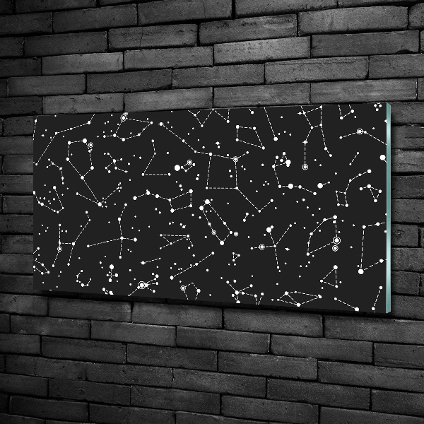 Wall art on glass Constellation