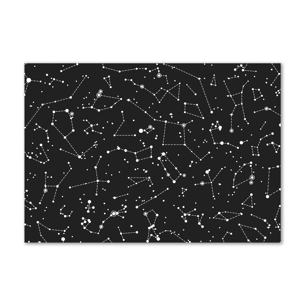 Wall art on glass Constellation