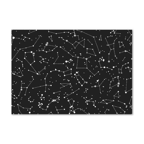 Wall art on glass Constellation