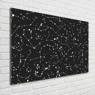 Wall art on glass Constellation