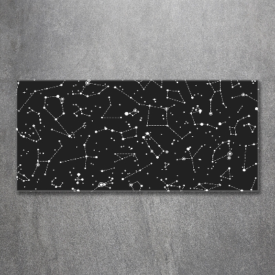 Wall art on glass Constellation