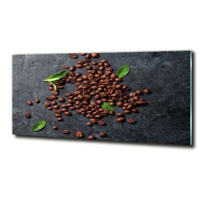 Glass art print Coffee beans