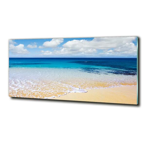 Glass picture print Calm sea