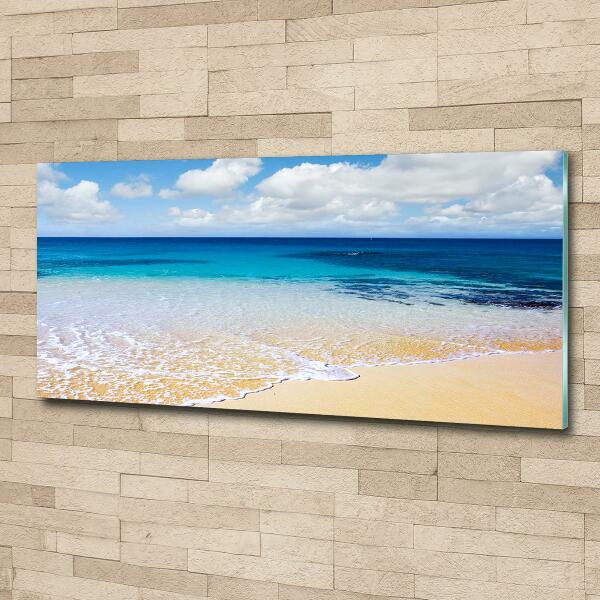 Glass picture print Calm sea