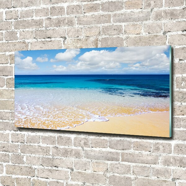 Glass picture print Calm sea