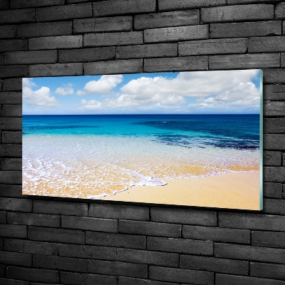 Glass picture print Calm sea