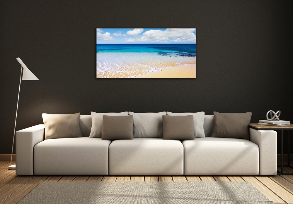 Glass picture print Calm sea