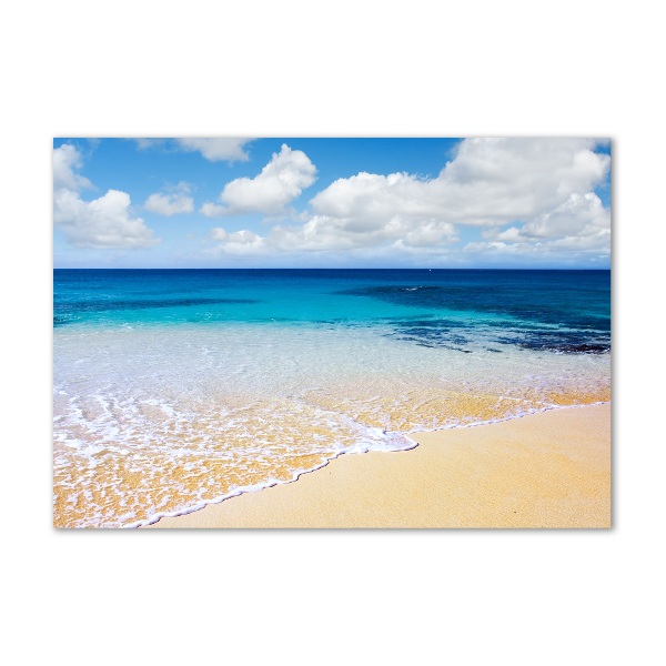 Glass picture print Calm sea