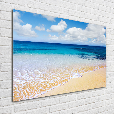 Glass picture print Calm sea