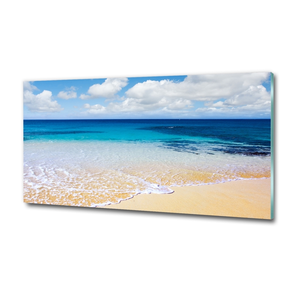 Glass picture print Calm sea