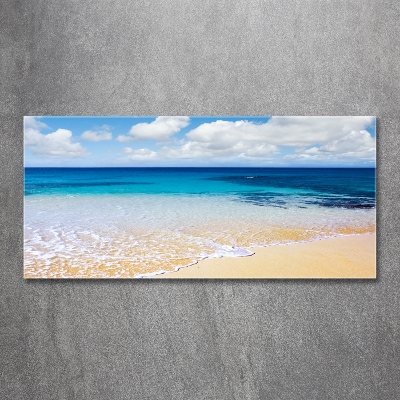 Glass picture print Calm sea