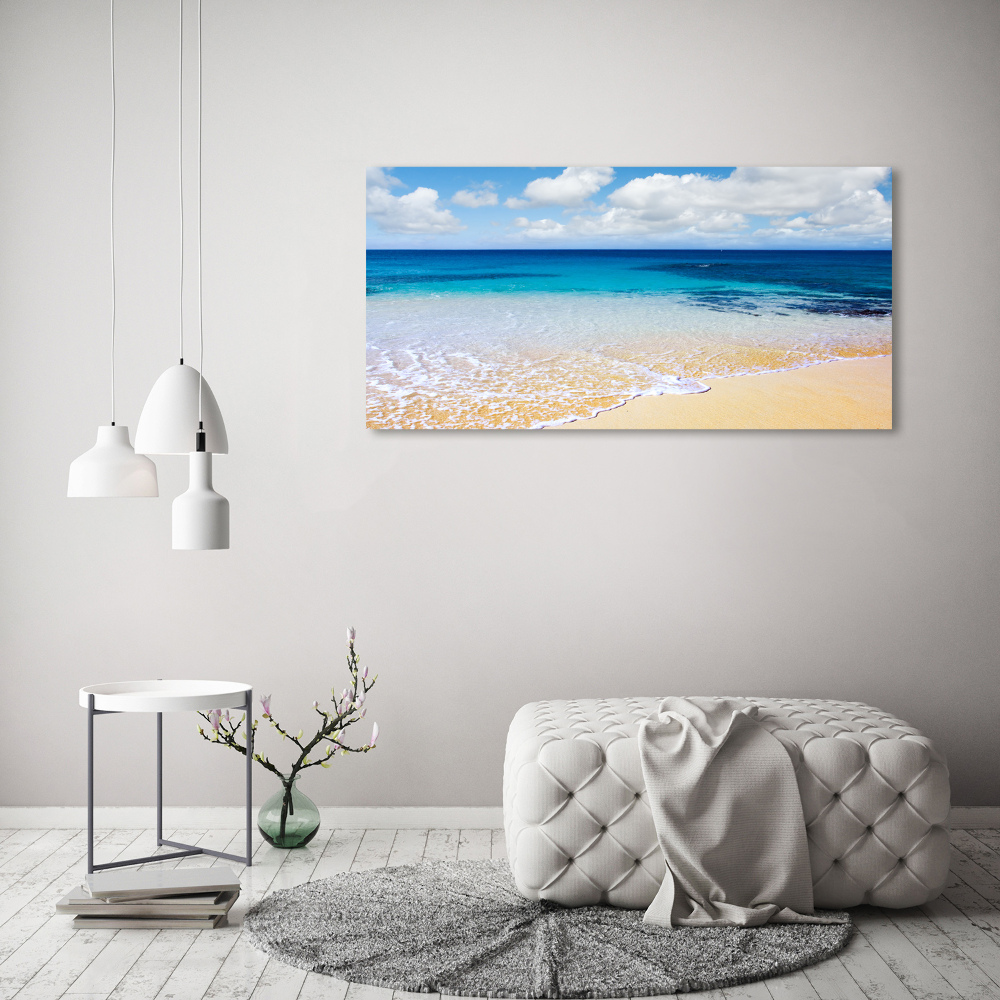 Glass picture print Calm sea