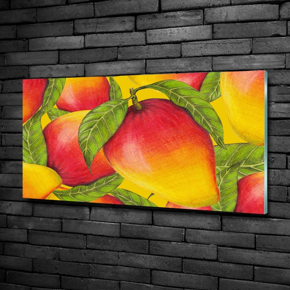 Glass art print Mango