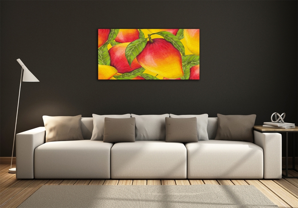 Glass art print Mango