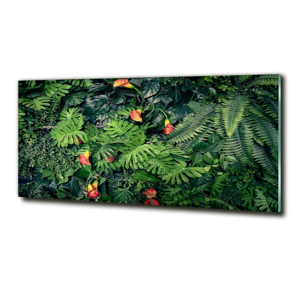 Glass art print Exotic jungle