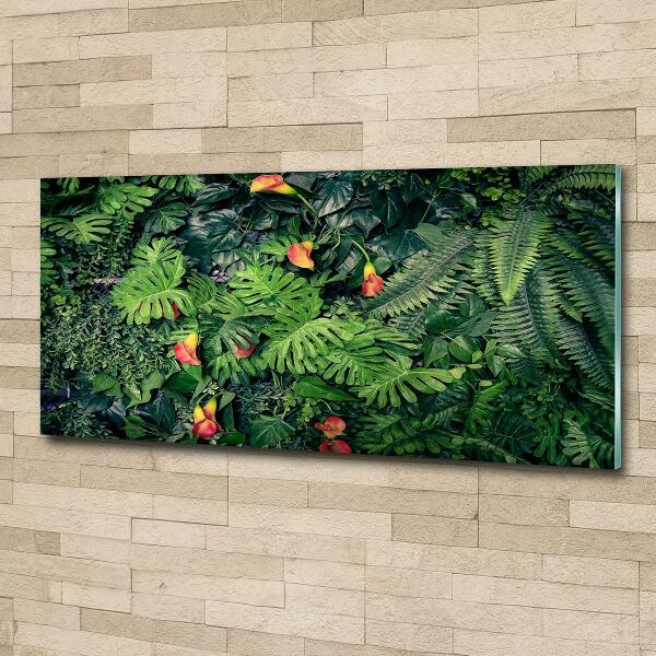 Glass art print Exotic jungle