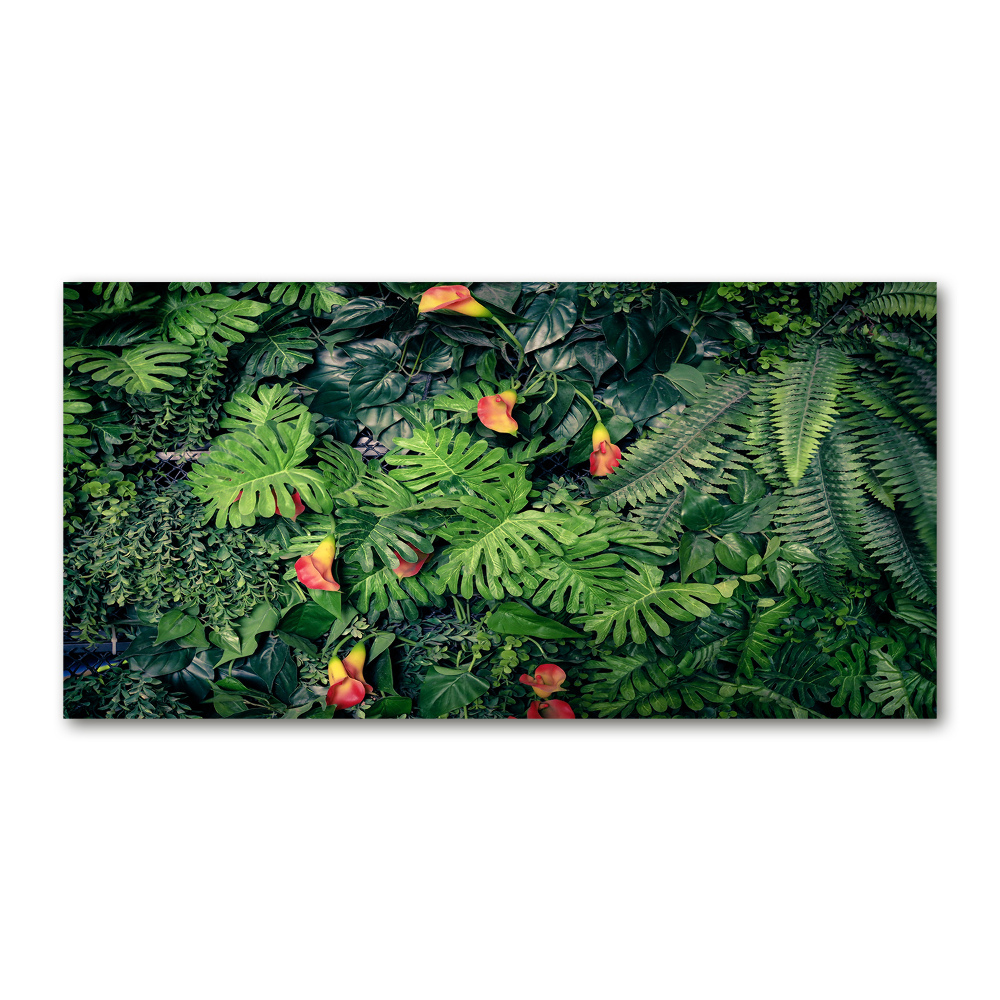 Glass art print Exotic jungle