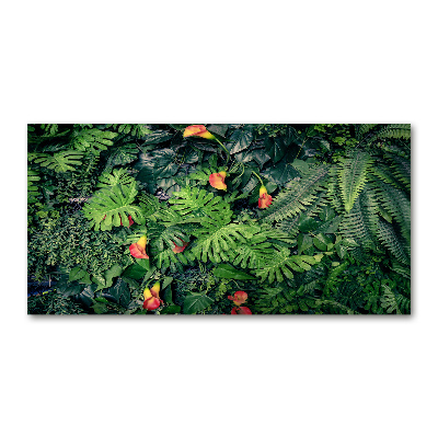 Glass art print Exotic jungle