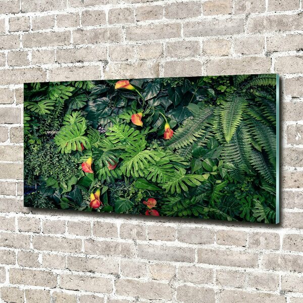 Glass art print Exotic jungle