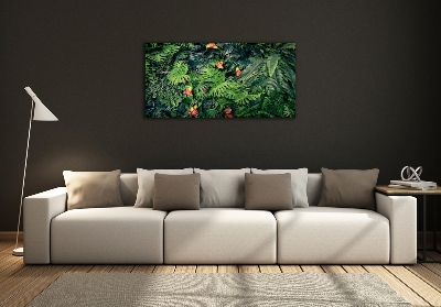 Glass art print Exotic jungle