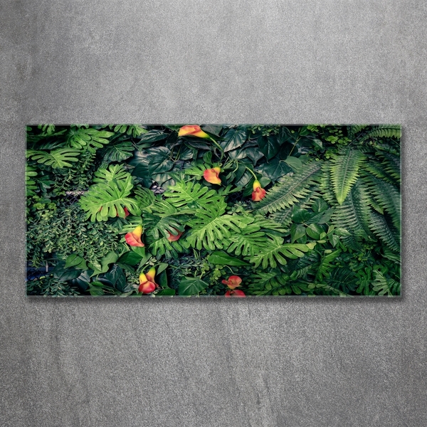 Glass art print Exotic jungle