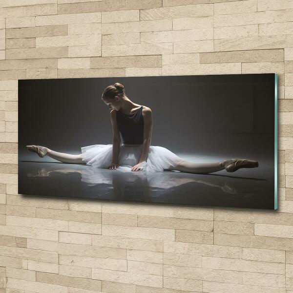 Glass art picture Ballerina