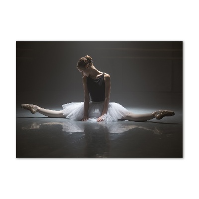 Glass art picture Ballerina