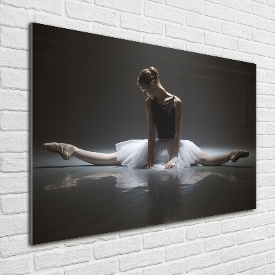 Glass art picture Ballerina