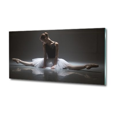 Glass art picture Ballerina