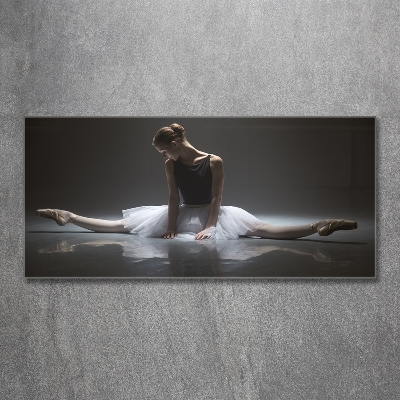 Glass art picture Ballerina