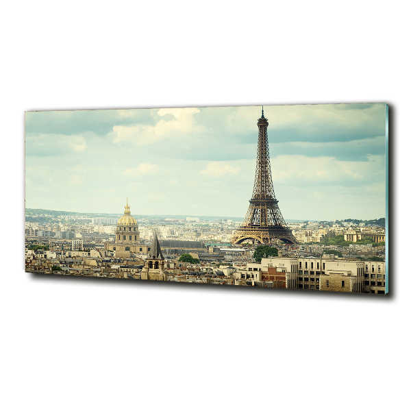 Wall art on glass Eiffel paris tower