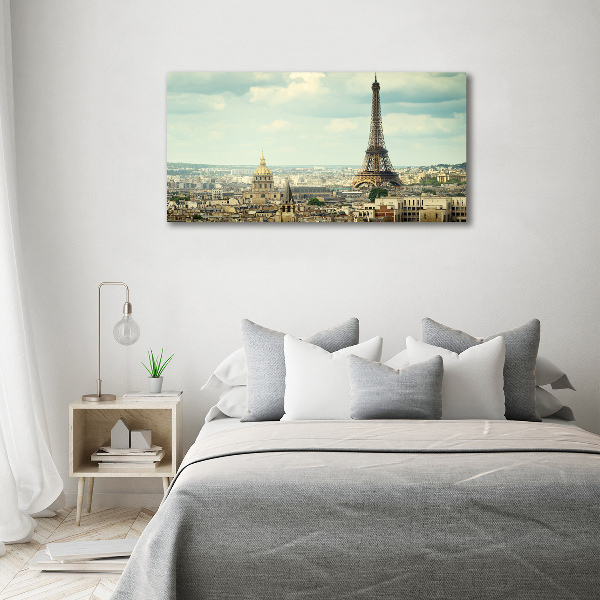 Wall art on glass Eiffel paris tower