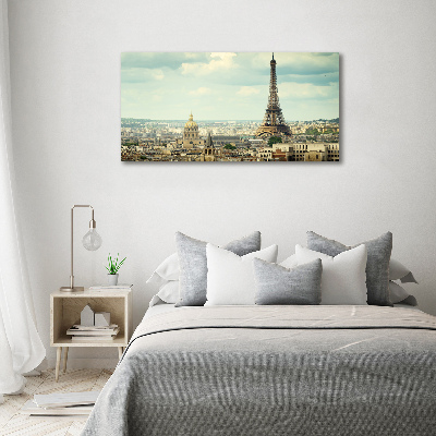 Wall art on glass Eiffel paris tower