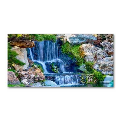 Wall art on glass Waterfall