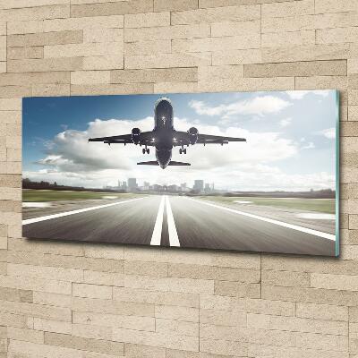 Photo printed on glass Starting plane