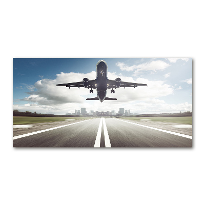 Photo printed on glass Starting plane