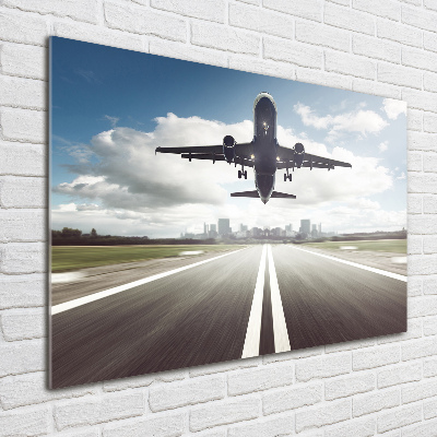 Photo printed on glass Starting plane