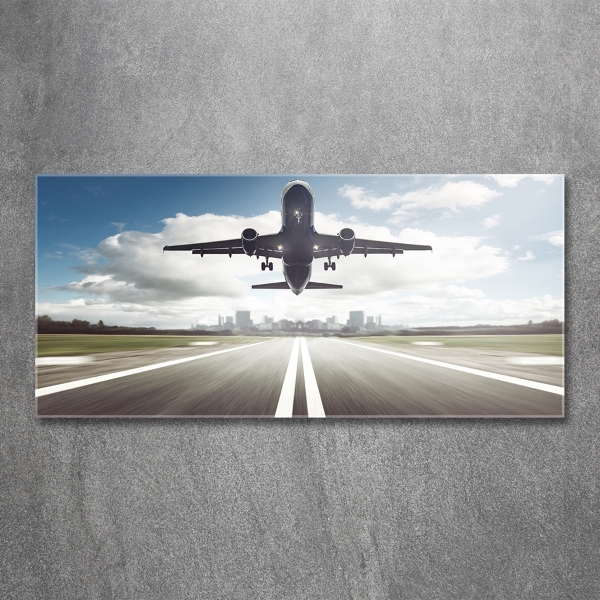 Photo printed on glass Starting plane