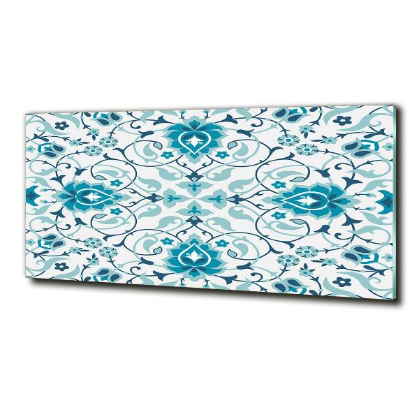 Glass wall art large Arab pattern