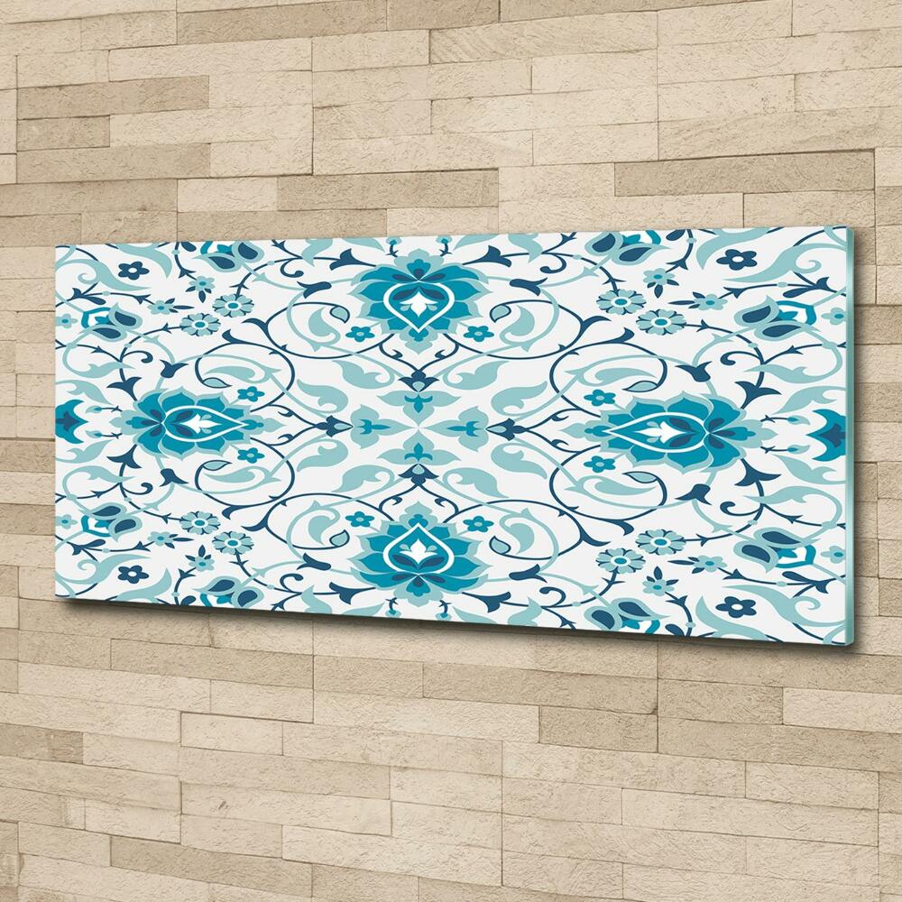 Glass wall art large Arab pattern