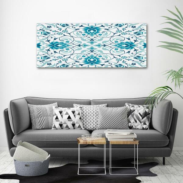 Glass wall art large Arab pattern