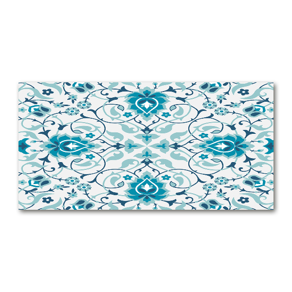 Glass wall art large Arab pattern