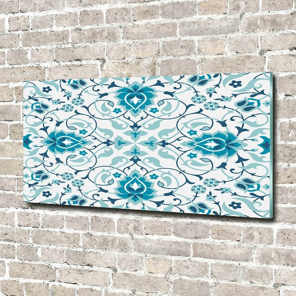 Glass wall art large Arab pattern