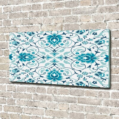 Glass wall art large Arab pattern