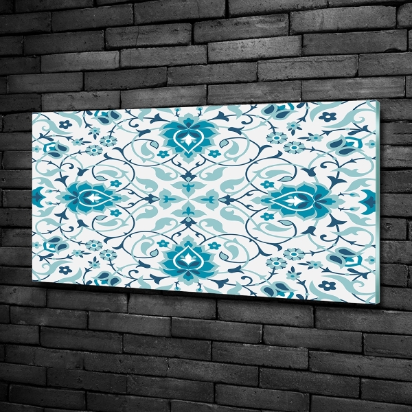 Glass wall art large Arab pattern