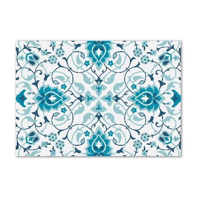 Glass wall art large Arab pattern