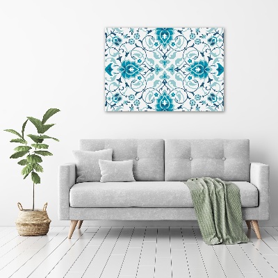 Glass wall art large Arab pattern